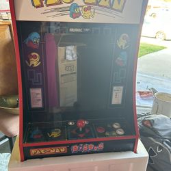 Arcade Pac-Man Table Top Or Wall , Bracket Included