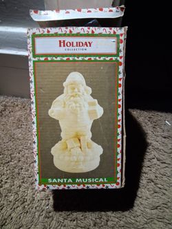 Musical Santa's Figurine