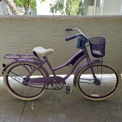 Huffy Nel Lusso 24 Inch Beach Cruiser, Single Speed, Like New