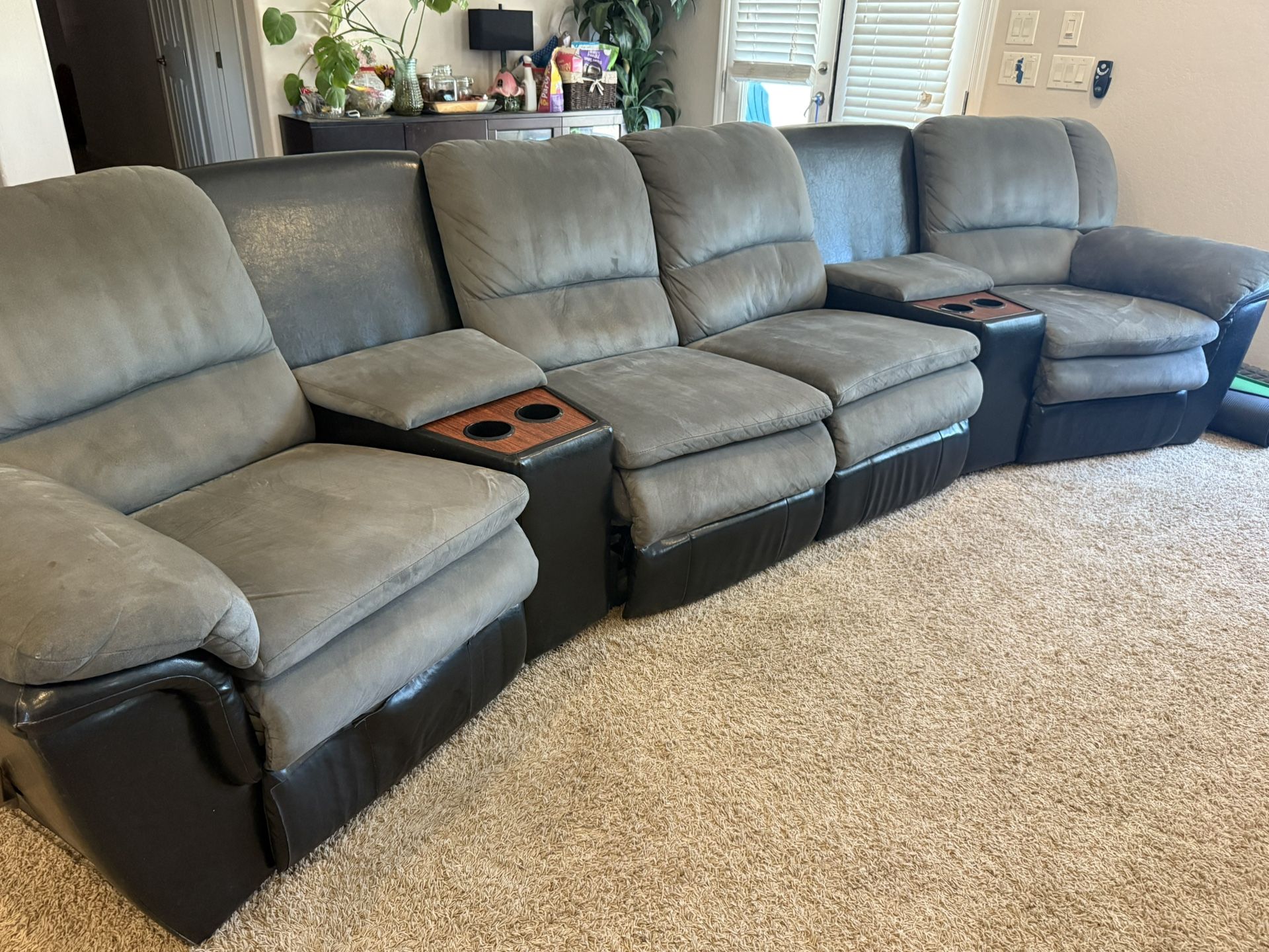 Free Microfiber Sofa