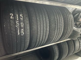 SET OF TIRE 215 50 18 BRIDGESTONE 85% LIFE
