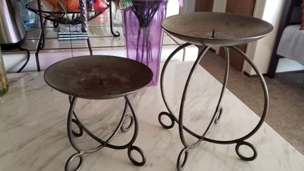 Metal Candle Holder