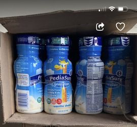 1 box of 24 vanilla pedia sure