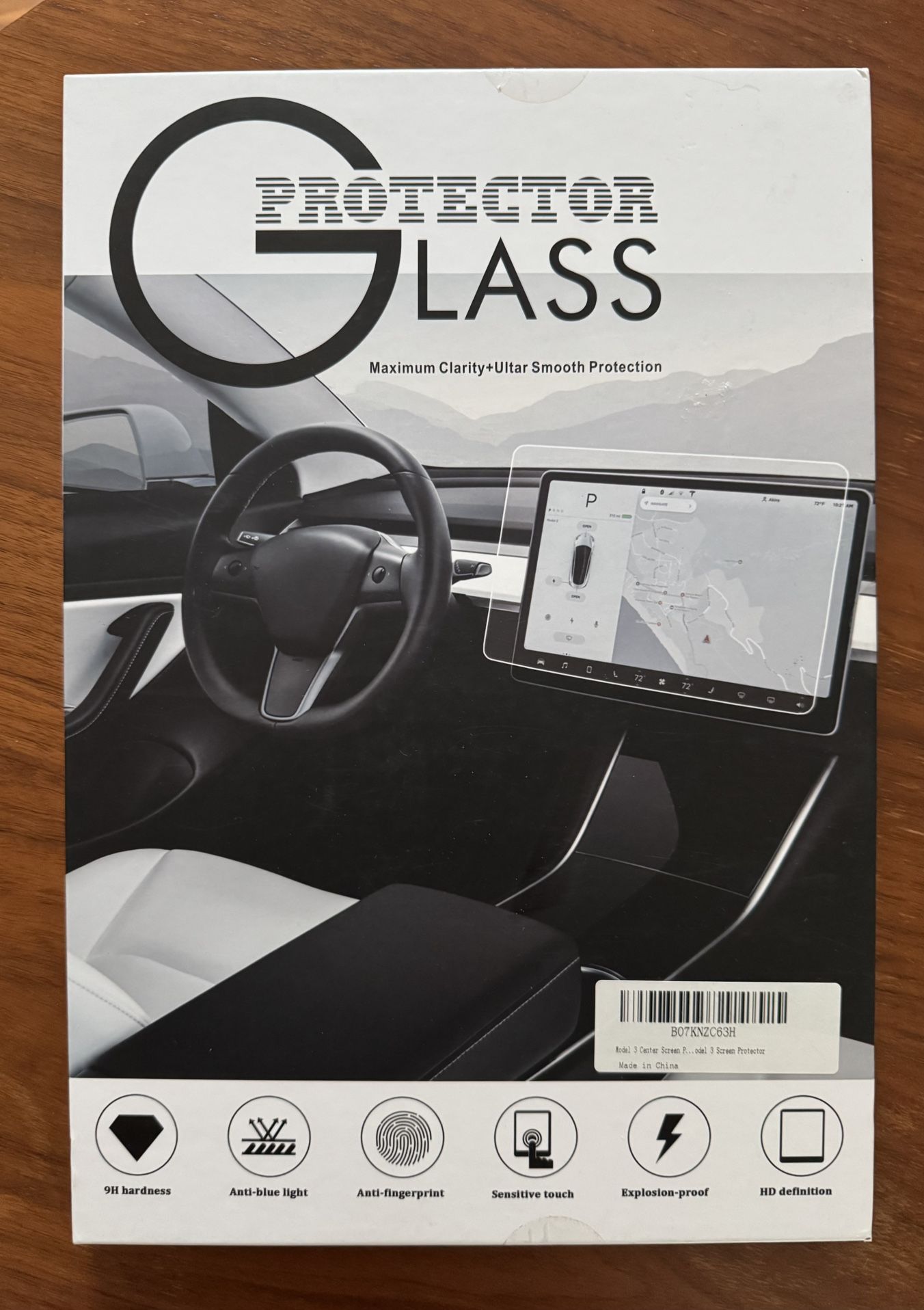 Tesla Model Y /3 Tempered Glass Screen Protector