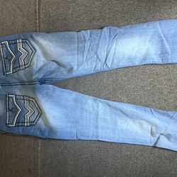 31/32 size blue washed dress pants
