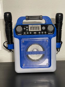 Groove mini karaoke system blue