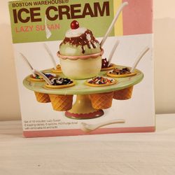 Boston Warehouse ice cream lazy susan