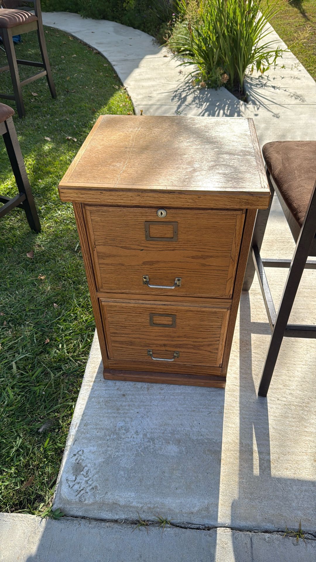 Filing Cabinet (Solid Wood)