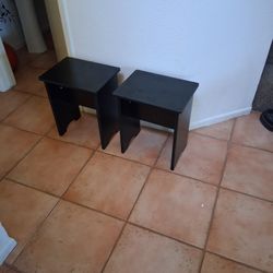 Pair Of 13x 16 x 11 Small Table Stools