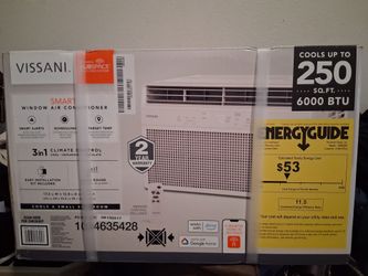 NEW 6000 btu window ac