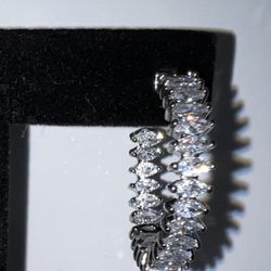 Crystal Hoop Earrings