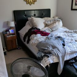 FREE Queen Bed Frame,Mattress And Box Spring