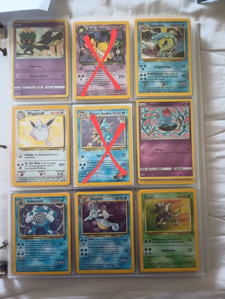  Holographic Vintage Pokemon Cards 