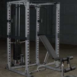 Weight Power Rack With Cables