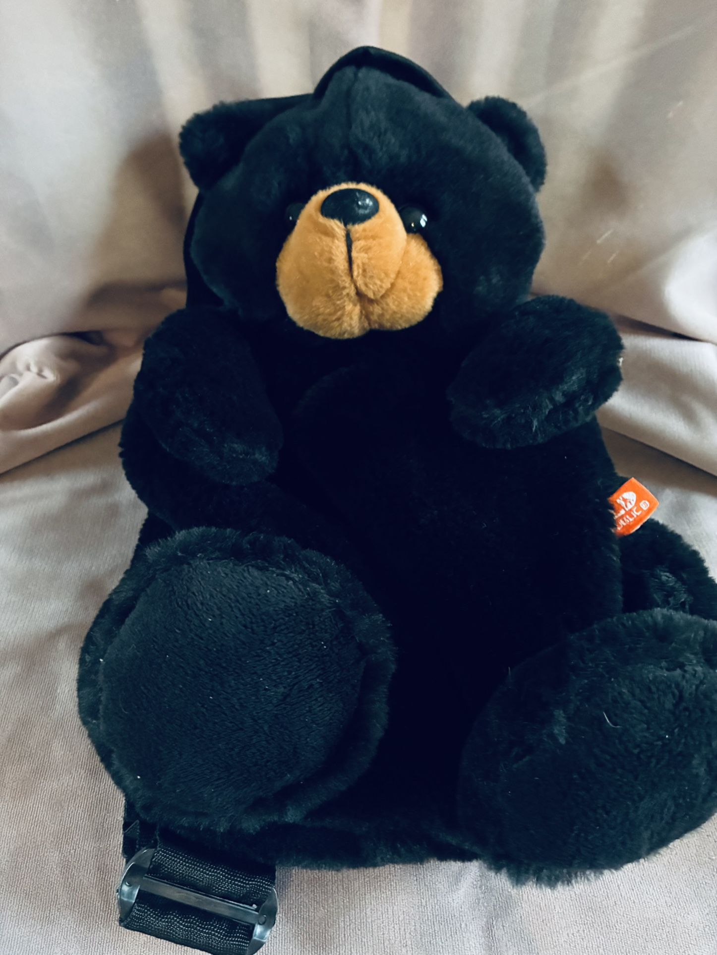 Black Bear Furry Backpack