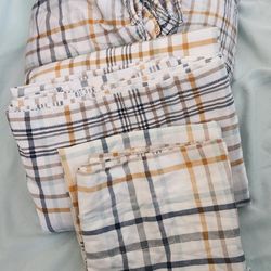 3 Pc Twin Sheet Set - Plaid