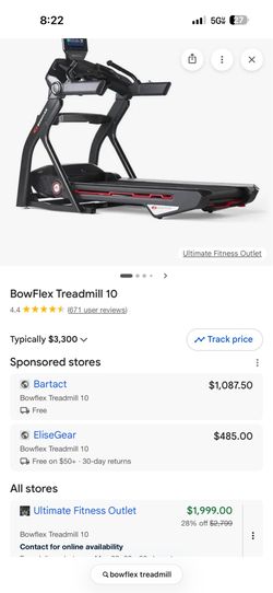 Bow flex threadmill