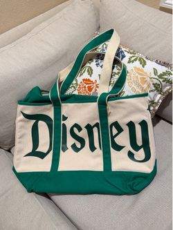 2026 Disneyland Resort Logo Mania Tote Bag Green