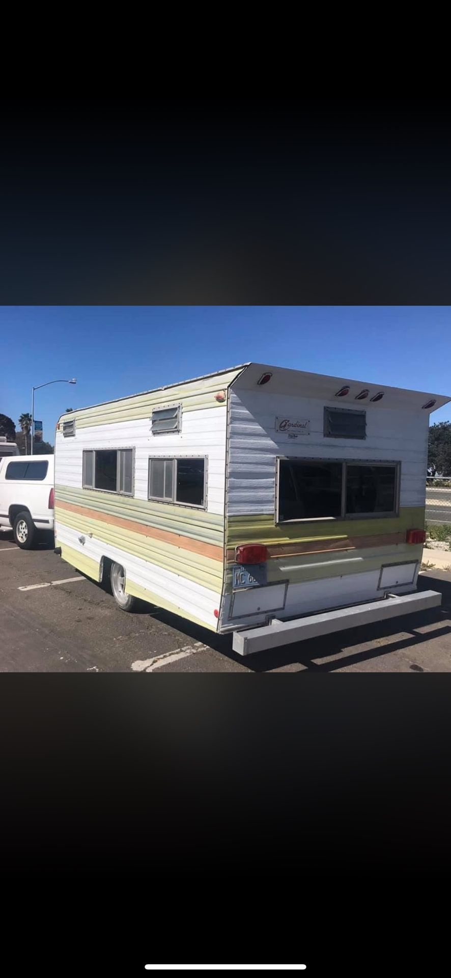 Vintage Cardinal Travel Trailer 