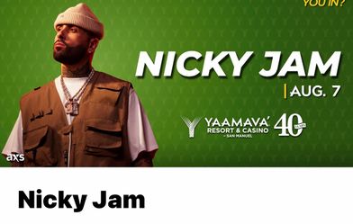 8/7 Nicky Jam