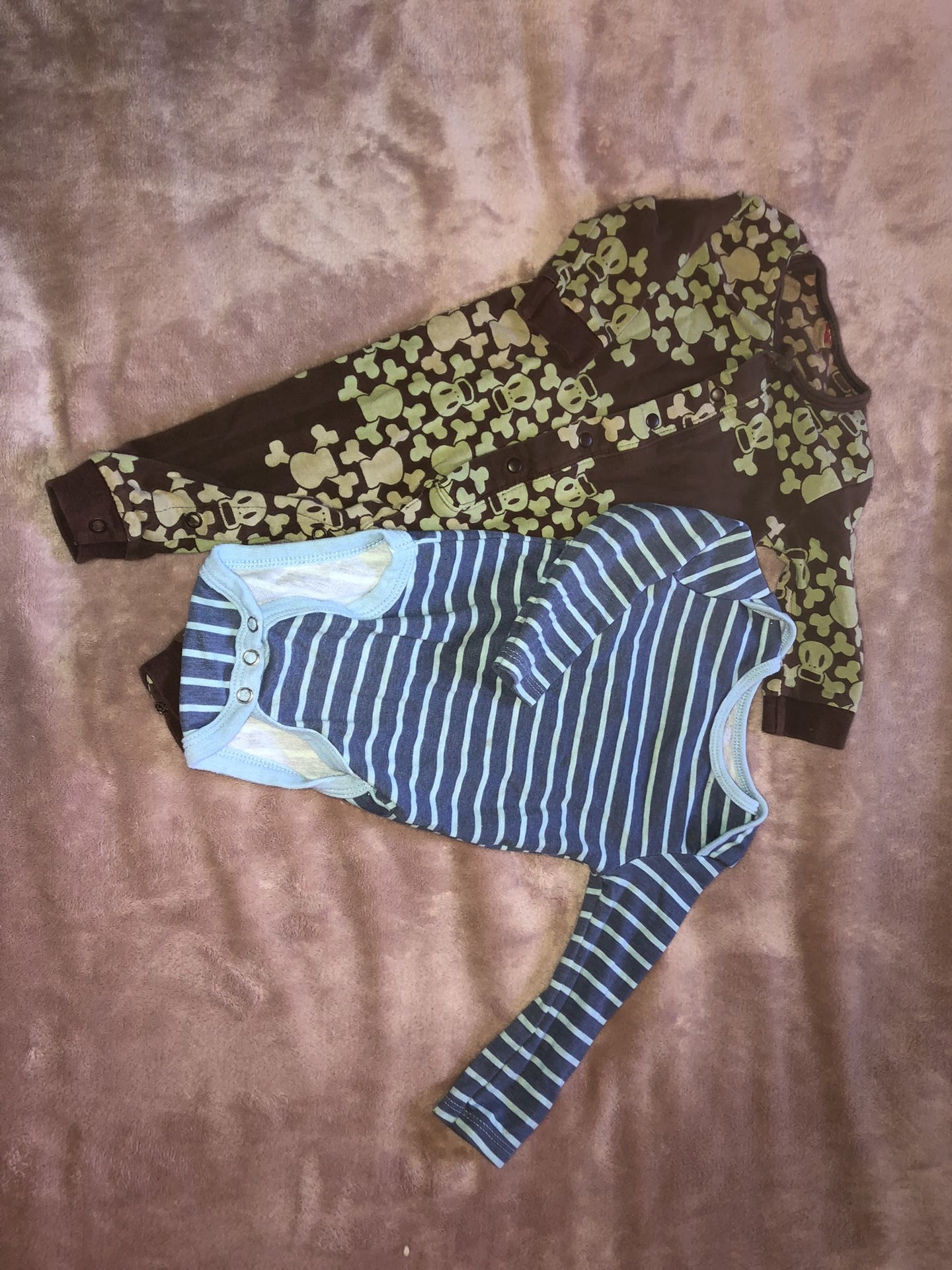 Two 6-12 Month Baby Boy One Piece