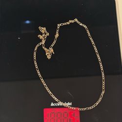 14KT gold chain made in italy 20 inch