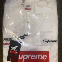 Supreme / Fox Work Shirt White Colorway 