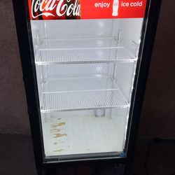 Officially Licensed Coca-Cola 4ft Mini Fridge (Needs Service)