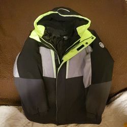 New ZX ZeroXposur Youth L-10/12 Warm Thick Jacket With Hoodie 