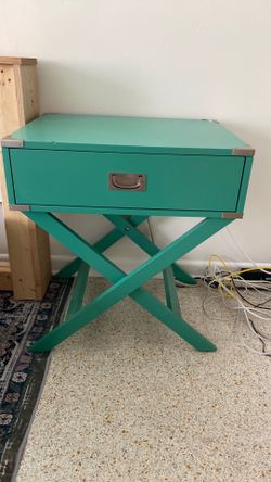 Campaign bedside tables night stands