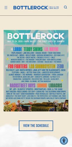 Bottlerock 2026 - concert tickets