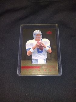 Beautiful Golden Like Mint 1999 Troy Aikman Football Card UD #QC15