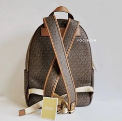 Authentic NWT Michael Kors Erin Large Backpack School Shoulder Hand Bag  Travel Work PVC Leather Signature for Sale in Northville, MI - OfferUp