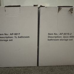 Bathroom Storage Set