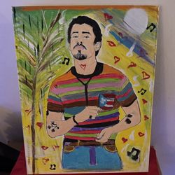 Bad Bunny Canvas painting