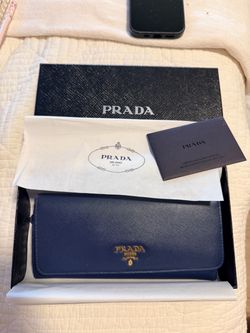 PRADA large saffiano wallet