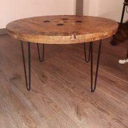 Service Wire Co. Wooden Table