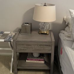 Gray End Table X2