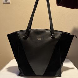 Vince Camuto Leather Multi Textile Maggie Tote