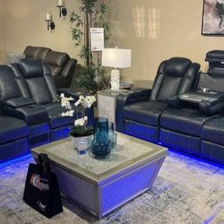 BoyingtonPower Reclining Sofa and Loveseat
