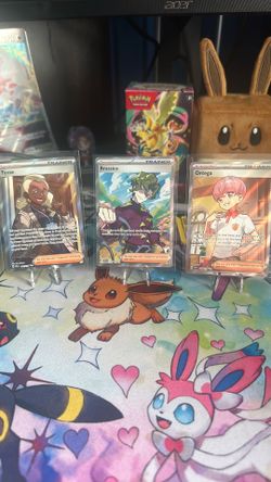 Pokémon prismatic evolution trainer cards