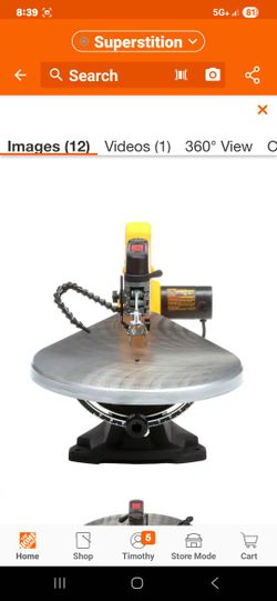 DEWALT
20 in. Variable-Speed Scroll Saw