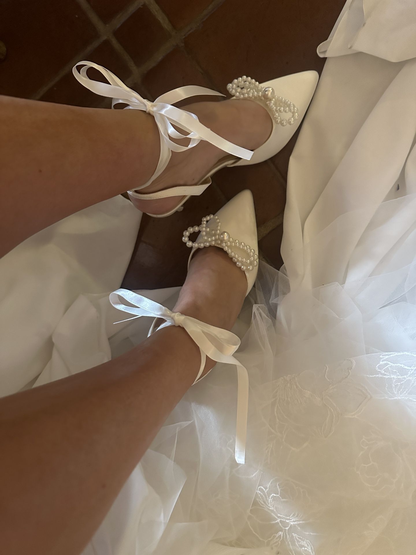 Bridal Heels Size 9