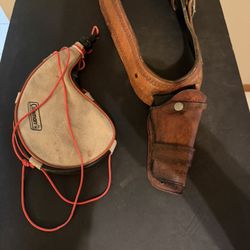Cowboy  Belt And Water Canteen