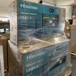 70” HISENSE ROKU 4K HDR SMART TV  