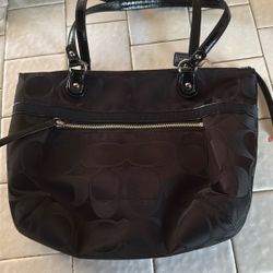 Black Coach Purse 