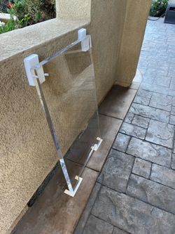 Two (2) Ballistic Acrylic Security Glass Teller Windows (21" W x 45"H)