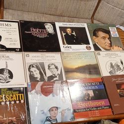 Classical vinyl records