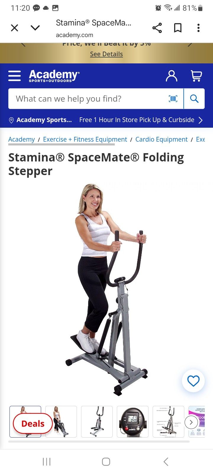 Spacemate Folding Stepper