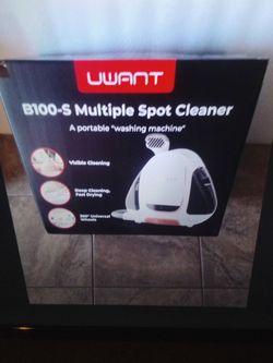 New Multipurpose Upholstery & Carpet cleaning vacuum machine 2L portable with cleaners for home & auto